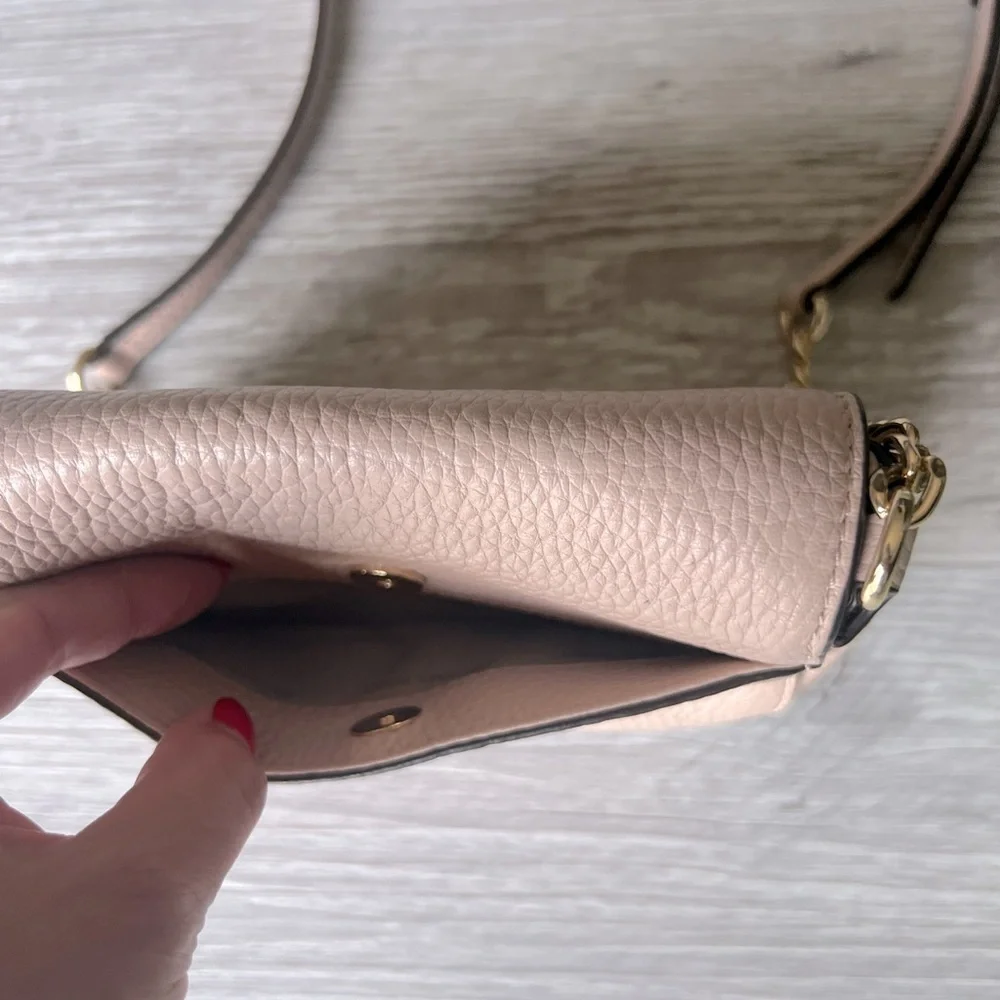 MICHAEL KORS fulton leather small crossbody bag EUC